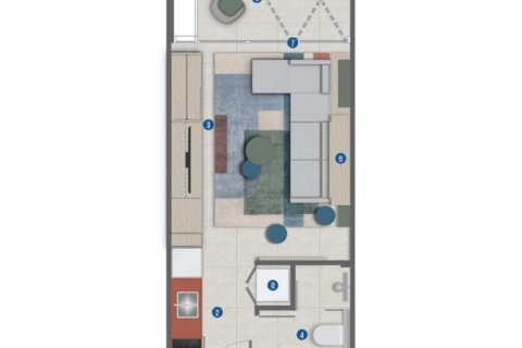 Studio Apartment in Rove Home Marasi Drive Business Bay, UAE No. 173214 9