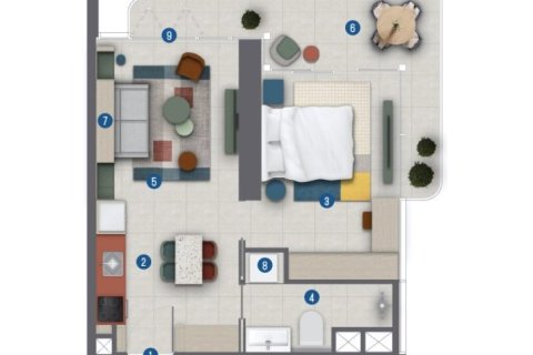 Studio Apartment in Rove Home Marasi Drive Business Bay, UAE No. 173214 10
