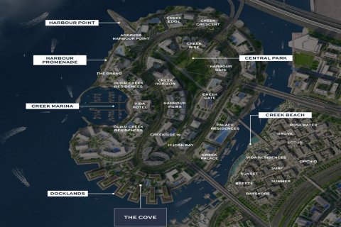 3 غرف نوم شقة في خور دبي, الإمارات العربية المتحدة رقم 154351 9