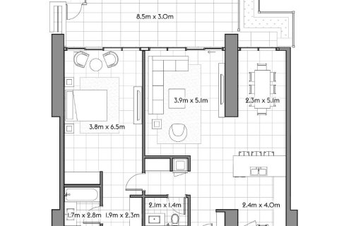 Apartment de 1 dormitorio  No. 108747 10