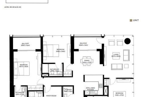 Квартира с 3 спальнями  №109187 4