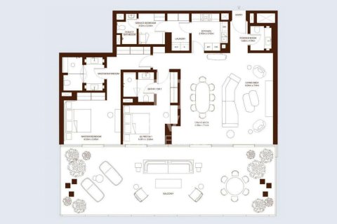 Квартира с 2 спальнями в Dubai Harbour, ОАЭ №138299 16