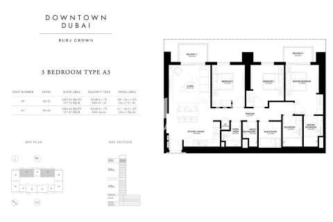 Apartment de 3 dormitorios No. 118727 2