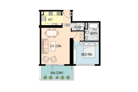 Appartement de 1 chambre à Downtown Dubai (Downtown Burj Dubai), UAE No. 170018 11