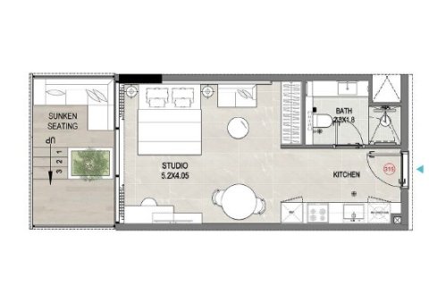 استوديو شقة في REEF 1000 Dubai Land, الإمارات العربية المتحدة رقم 173144 21