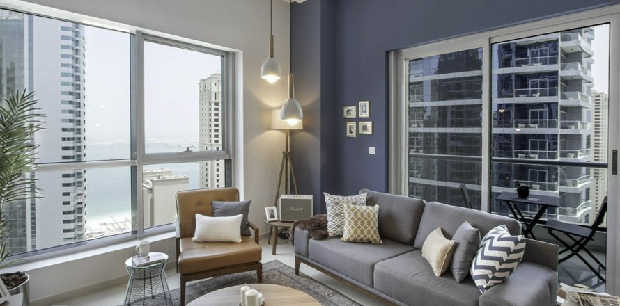 Квартира с 1 спальней в BAY CENTRAL, Дубай Марина, ОАЭ №95948