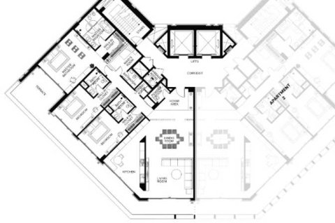 Квартира с 3 спальнями  №108716 4