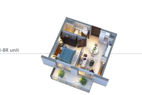 Apartment de 1 dormitorio en DAMAC Hills (Akoya by DAMAC), UAE No. 170474 6