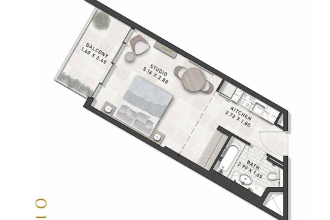 Квартира студия в DAMAC Hills (Akoya by DAMAC), ОАЭ №170479 6