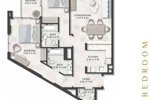 Квартира студия в DAMAC Hills (Akoya by DAMAC), ОАЭ №170479 8