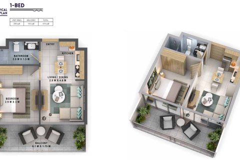 1 bedroom Apartment in Nadd Al Sheba, UAE No. 170477 5