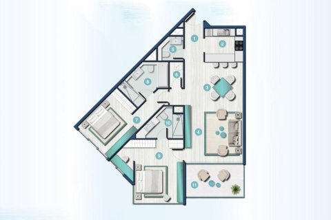 Apartment de 2 dormitorios  No. 124277 18