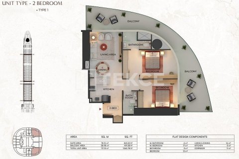 Apartamento tipo estudio Estudio  No. 116356 31