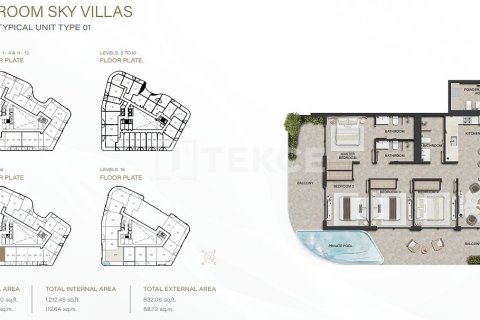 Apartment de 1 dormitorio en Dubai Land, UAE No. 172226 27