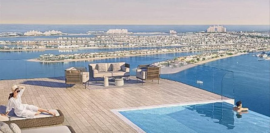 Appartement de 2 chambres à EMAAR Beachfront, UAE No. 89396
