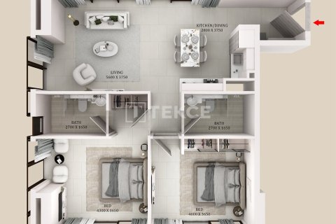 1 غرف نوم شقة في Dubai Sports City, الإمارات العربية المتحدة رقم 186195 18