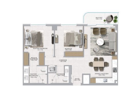 Appartement de 2 chambres à Mina Rashid, UAE No. 161917 5