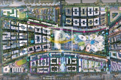 Apartment de 2 dormitorios en Sharjah, UAE No. 97354 21