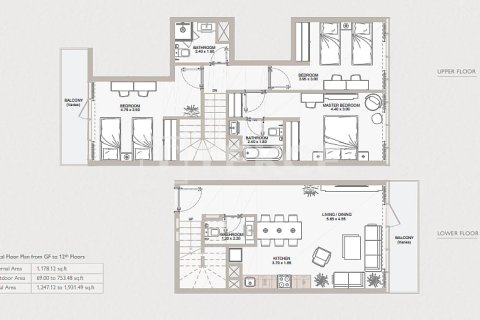 2 bedrooms Apartment on the Yas Island, UAE No. 151181 3