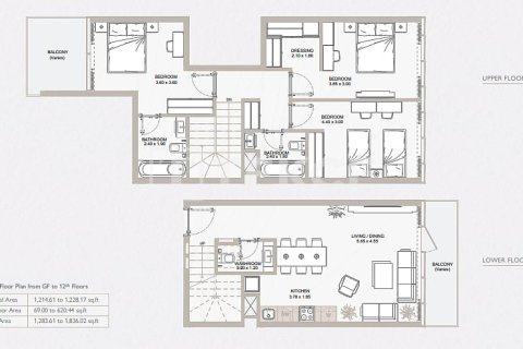 3 bedrooms Apartment on the Yas Island, UAE No. 151182 7