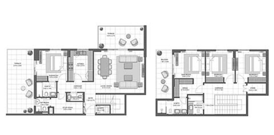 Appartement de 4 chambres à CRYSTAL RESIDENCES Maryam Island, UAE No. 97836