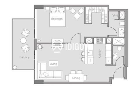 1 bedroom Apartment in District 13, UAE No. 184774 18