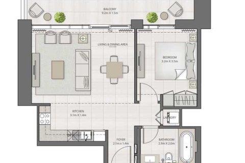 Apartment de 1 dormitorio en CREEK EDGE  No. 108905 4