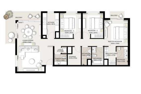 Apartment de 3 dormitorios en PARK RIDGE  No. 108907 6