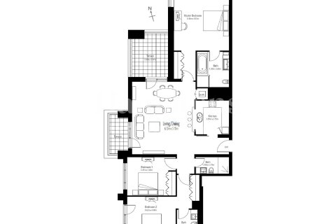 Appartement de 3 chambres  No. 118882 15