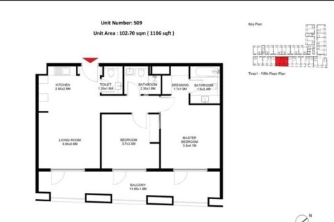 Appartement de 2 chambres  No. 113335 15
