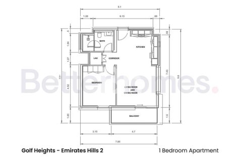 Appartement de 1 chambre  No. 113624 3