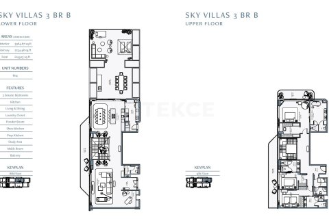 Duplex de 3 dormitorios en Ras Al Khaimah, UAE No. 167433 21
