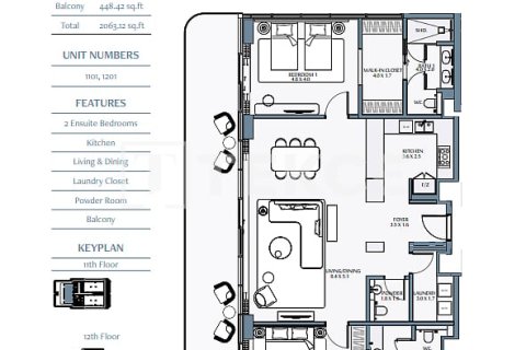 Duplex de 3 dormitorios en Ras Al Khaimah, UAE No. 167433 18