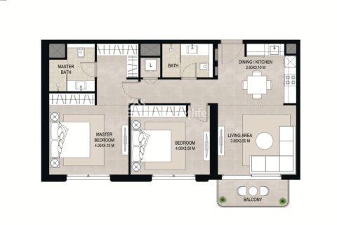 Apartment de 1 dormitorio en Town Square, UAE No. 170708 14