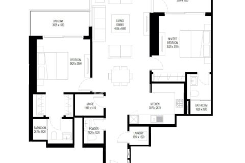 Appartement de 2 chambres à Sobha Hartland, UAE No. 83659 11