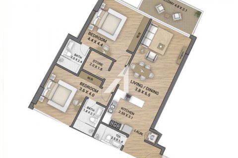 2 bedrooms Apartment  No. 112413 3