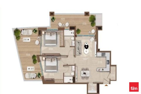 2 غرف نوم شقة في Al Jaddaf, الإمارات العربية المتحدة رقم 166885 11