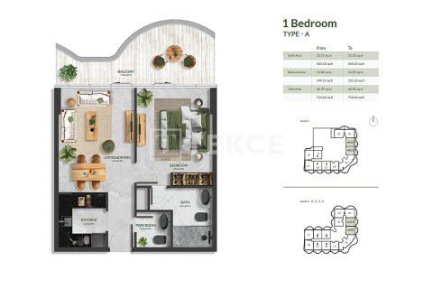 Appartement de 4 chambres à Al Marjan Island, UAE No. 144724 14