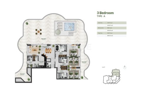 Appartement de 4 chambres à Al Marjan Island, UAE No. 144724 20