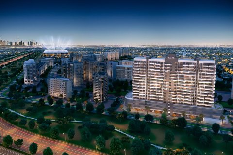 Квартира студия в AZIZI GRAND, Dubai Sports City, ОАЭ №97100 3