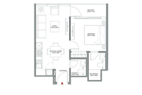 Appartement de 1 chambre à Delphine Beach Residences Umm Al Quwain, UAE No. 173151 9
