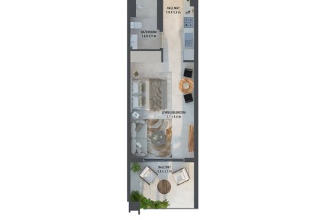 Apartamento tipo estudio Estudio en WEYBRIDGE GARDENS 3 Dubai Land, UAE No. 173148 9