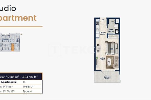 Studio Apartment in Jumeirah Village Circle, UAE No. 172240 25