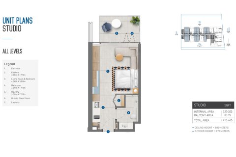Studio Apartment in Downtown Dubai (Downtown Burj Dubai), UAE No. 170466 6