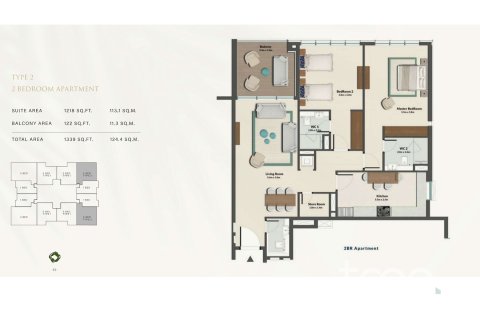 2 bedrooms Apartment in Dubai South (Dubai World Central), UAE No. 183127 28