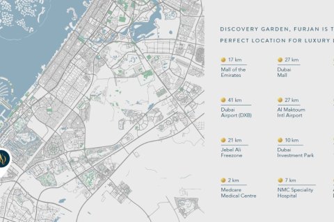 Apartment de 2 dormitorios en Discovery Gardens, UAE No. 18567 13
