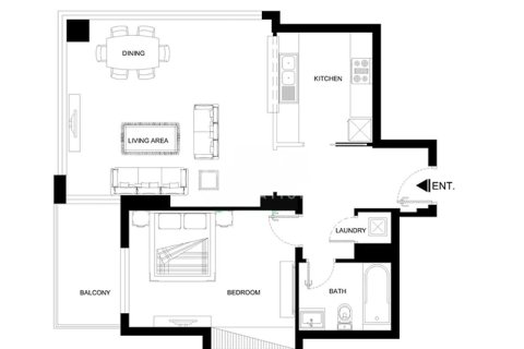 Appartement de 1 chambre à The Address Dubai Marina, UAE No. 140912 28