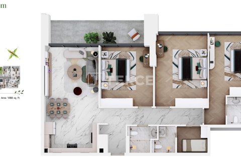 Apartamento tipo estudio Estudio en Dubai Sports City, UAE No. 172304 20