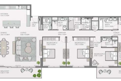4 bedrooms Apartment  No. 108626 8