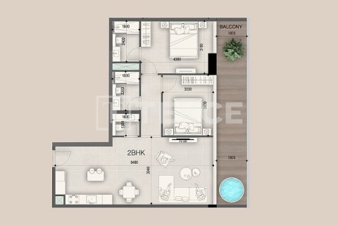 Apartment de 1 dormitorio en Jebel Ali, UAE No. 144939 13